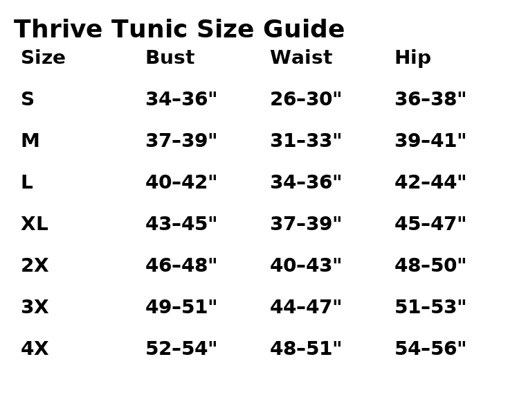 Thrive Tunic