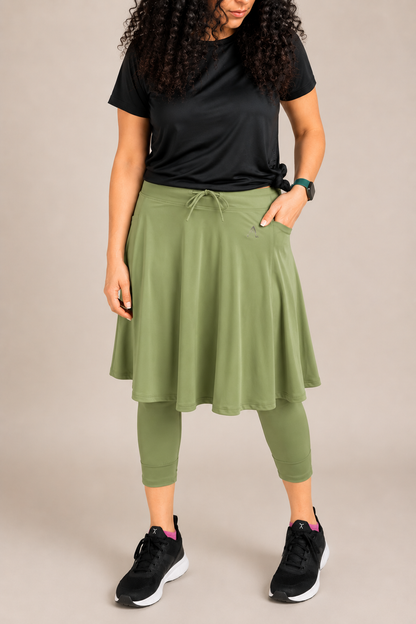 Endure Skirted Leggings - Flowy